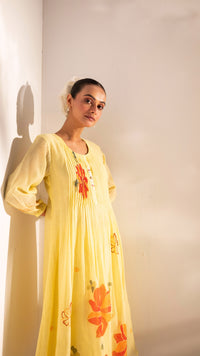 Zoya Mul Chanderi Tunic Set