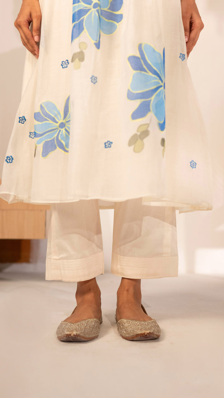 Zoya Tunic Set (Off-White)
