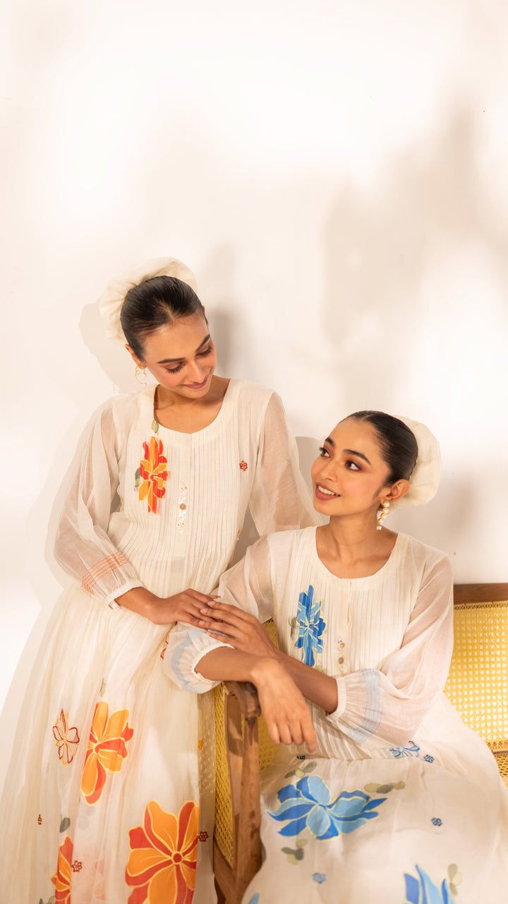Zoya Tunic Set (Off-White)