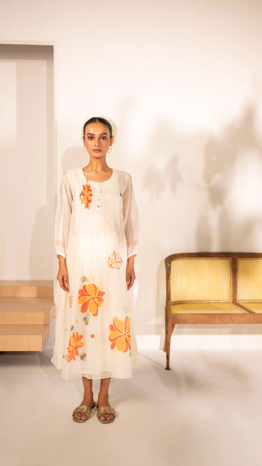Zoya Tunic Set (Off-White)