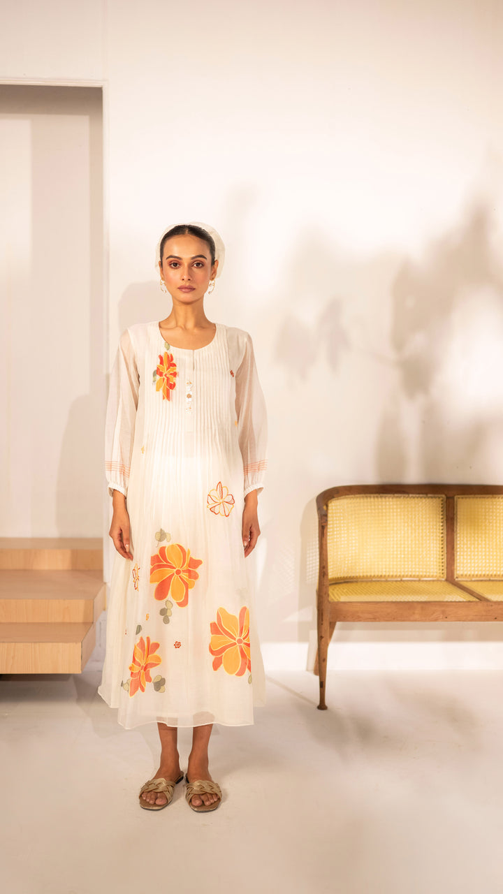 Zoya Tunic Set (Off-White)