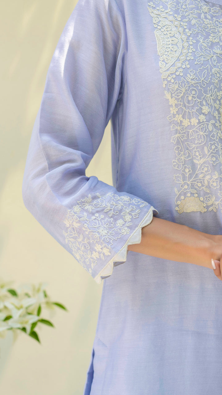 Fiza Kurta Set (Lavender)