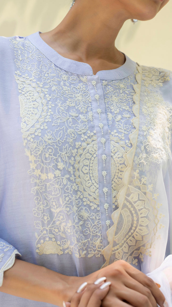Fiza Kurta Set (Lavender)