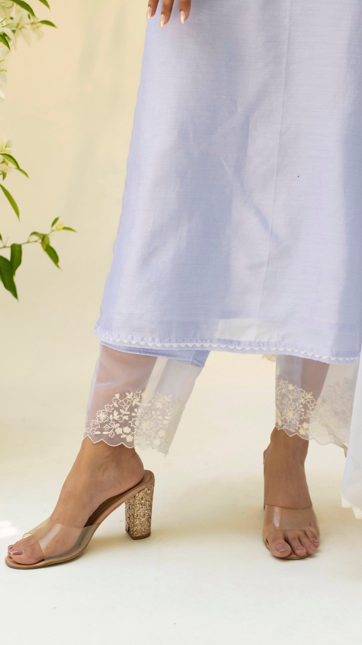 Fiza Kurta Set (Lavender)
