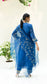 Dastak Kurta Set (Sapphire Blue)