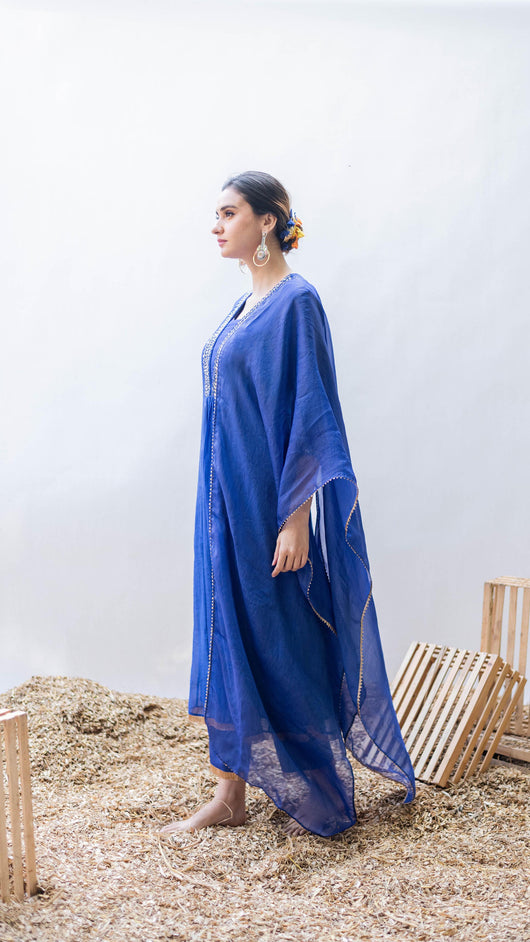 Yara A-line Kurta Set (Morpankhi)