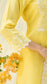 Fiza Kurta Set (Pastel Yellow)