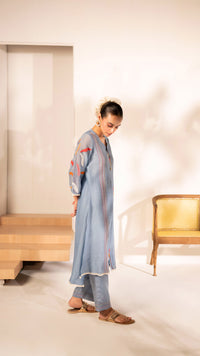 Ziva Mul Chanderi Co-ord Set