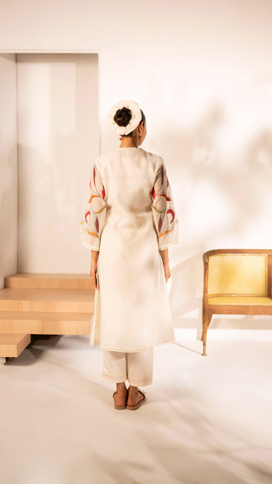 Ziva Mul Chanderi Co-ord Set