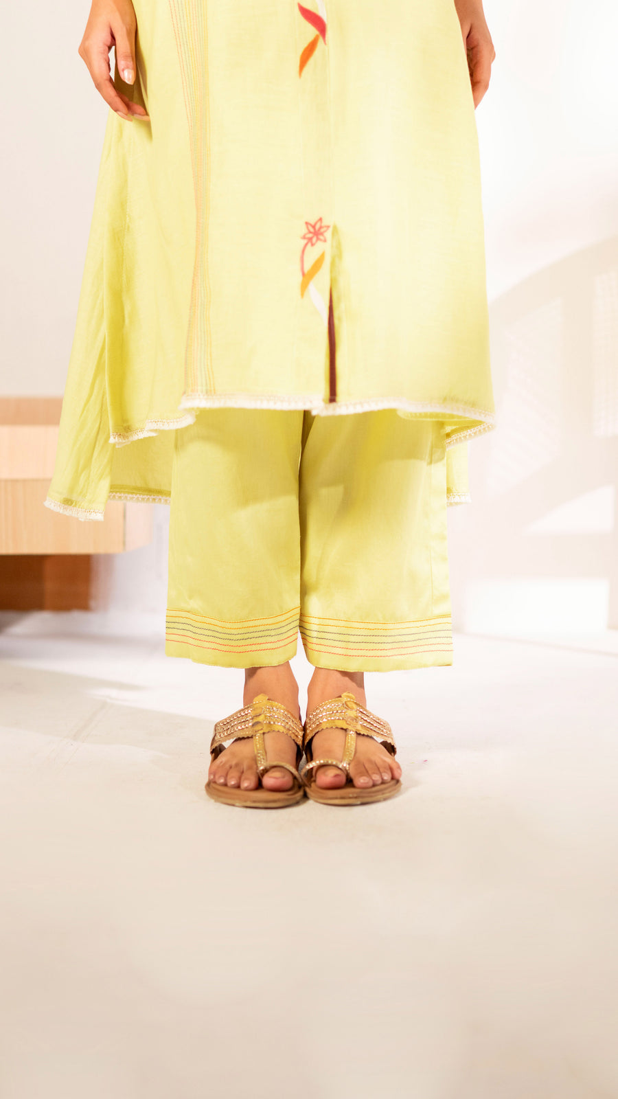 Ziva Mul Chanderi Co-ord Set
