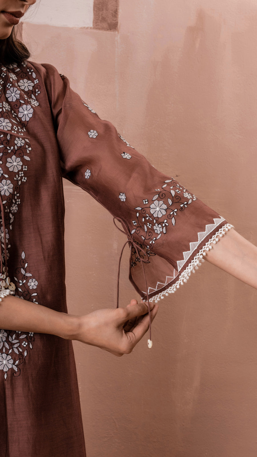 Alaya Mul Chanderi A-line Kurta Set