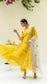 Soch Side-gather Anarkali Set (Sunshine Yellow)
