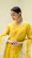 Soch Side-gather Anarkali Set (Sunshine Yellow)