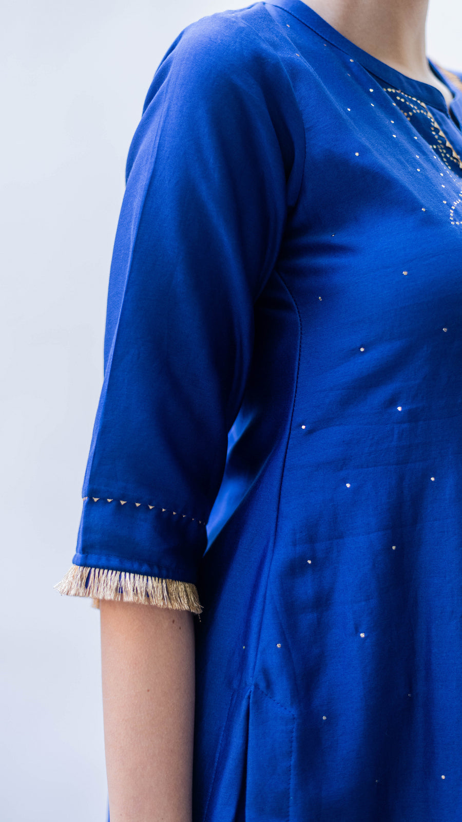Bhini Kurta Set (Morpankhi)