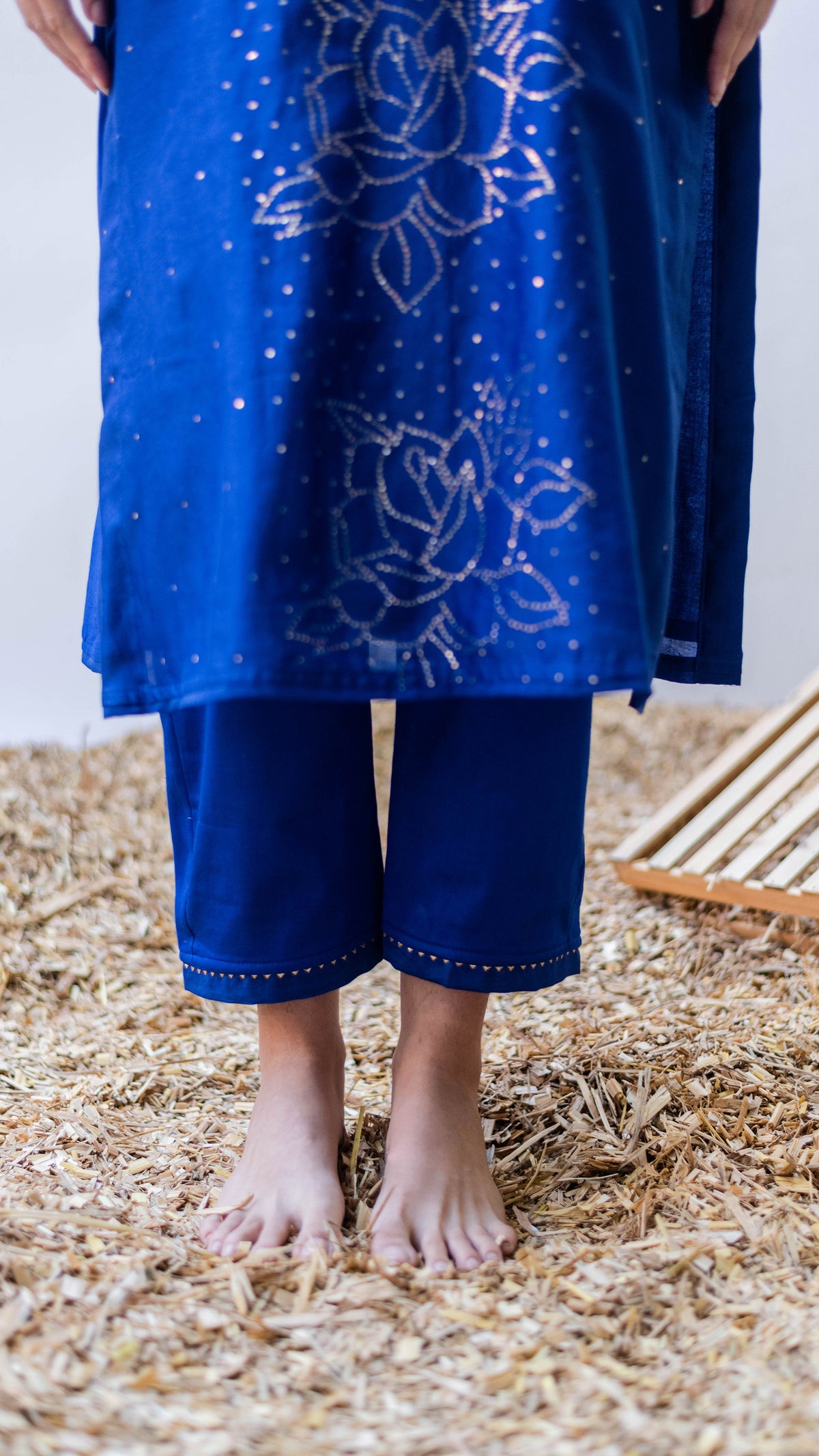Bhini Kurta Set (Morpankhi)