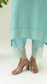 Seher Asymmetrical Kurta Set (Iceberg Blue)