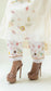 Soch Side-gather Anarkali Set (Pearl White)