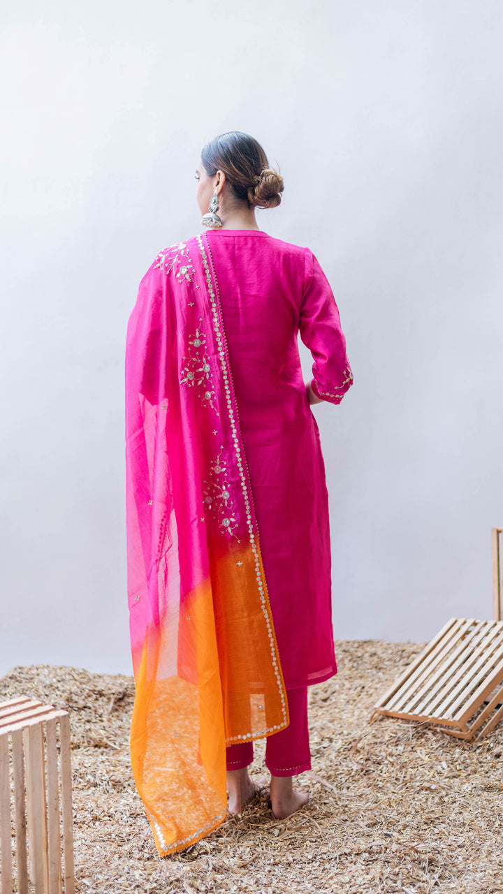 Gulmina Kurta Set (Rani)