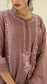 Parchhai Kurta Set (Chestnut Brown)