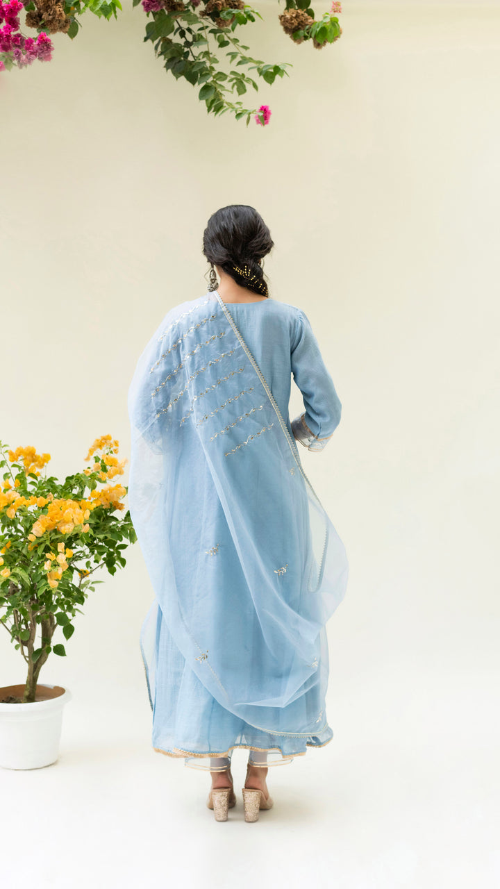 Muskat Angrakha Set (Iceberg Blue)