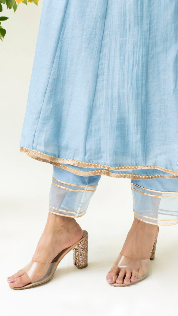 Muskat Angrakha Set (Iceberg Blue)