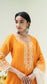 Parchhai Anarkali Set (Burnt Orange)