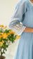 Parchhai Anarkali Set (Iceberg Blue)