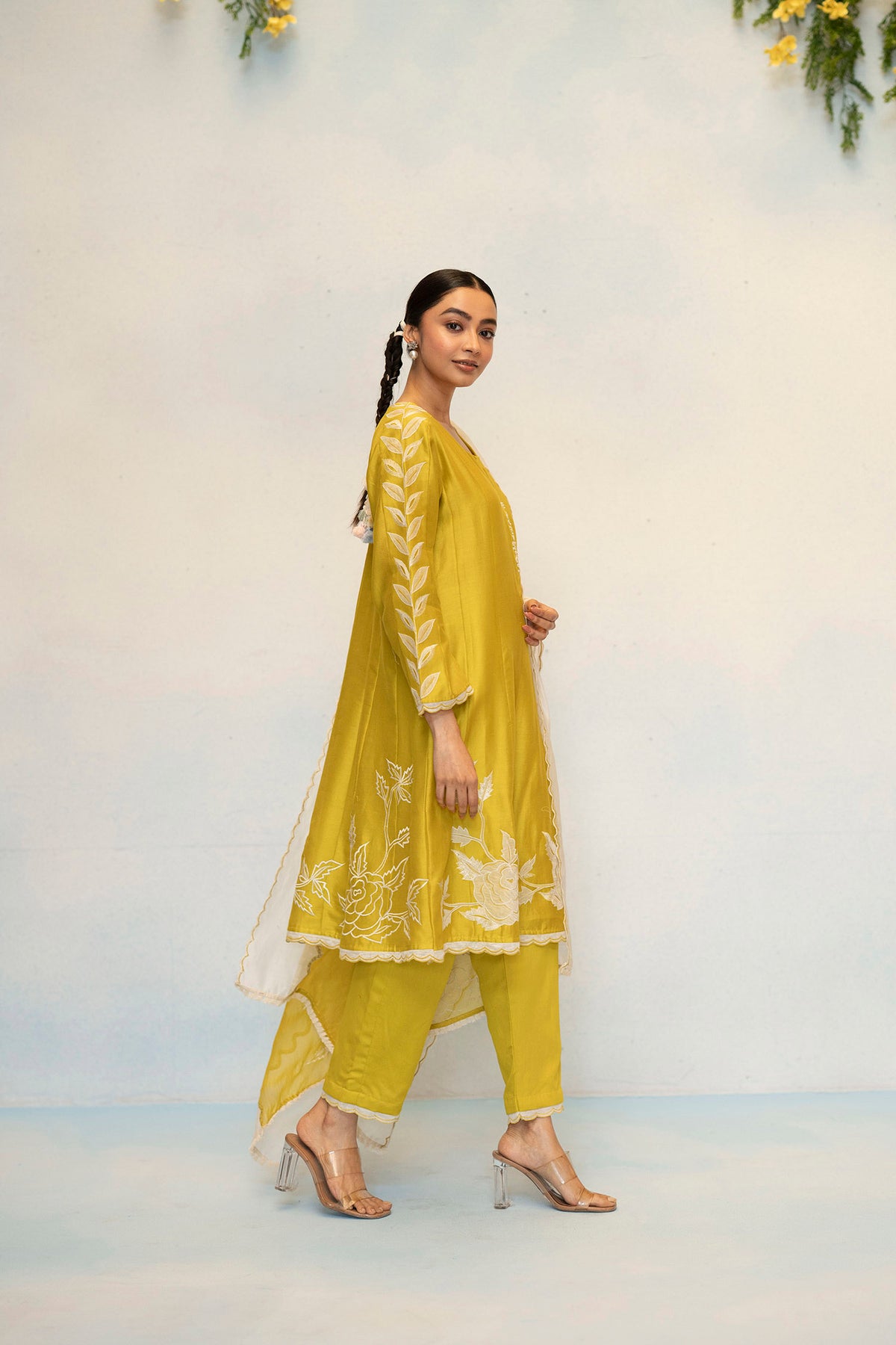 Seher Silk Chanderi Anarkali Set