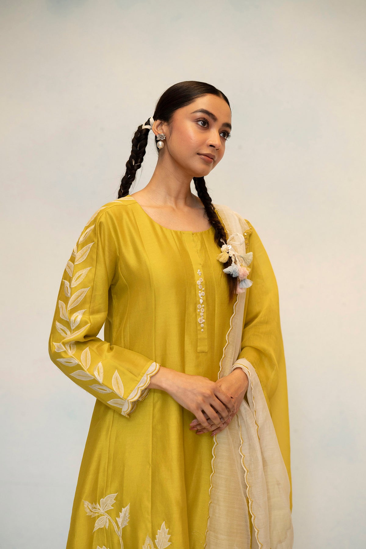 Seher Silk Chanderi Anarkali Set