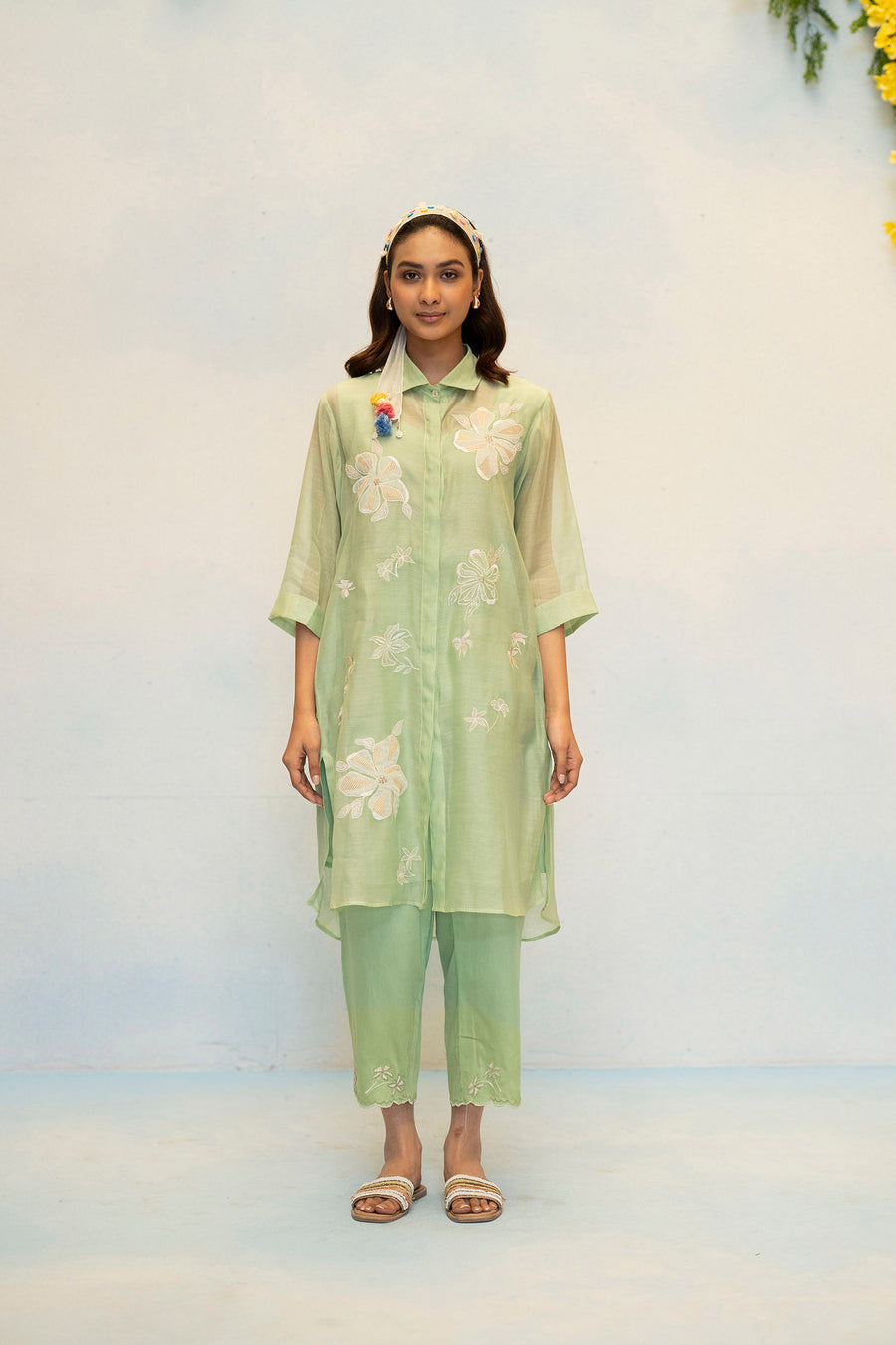Zara Mul Chanderi Co-ord Set