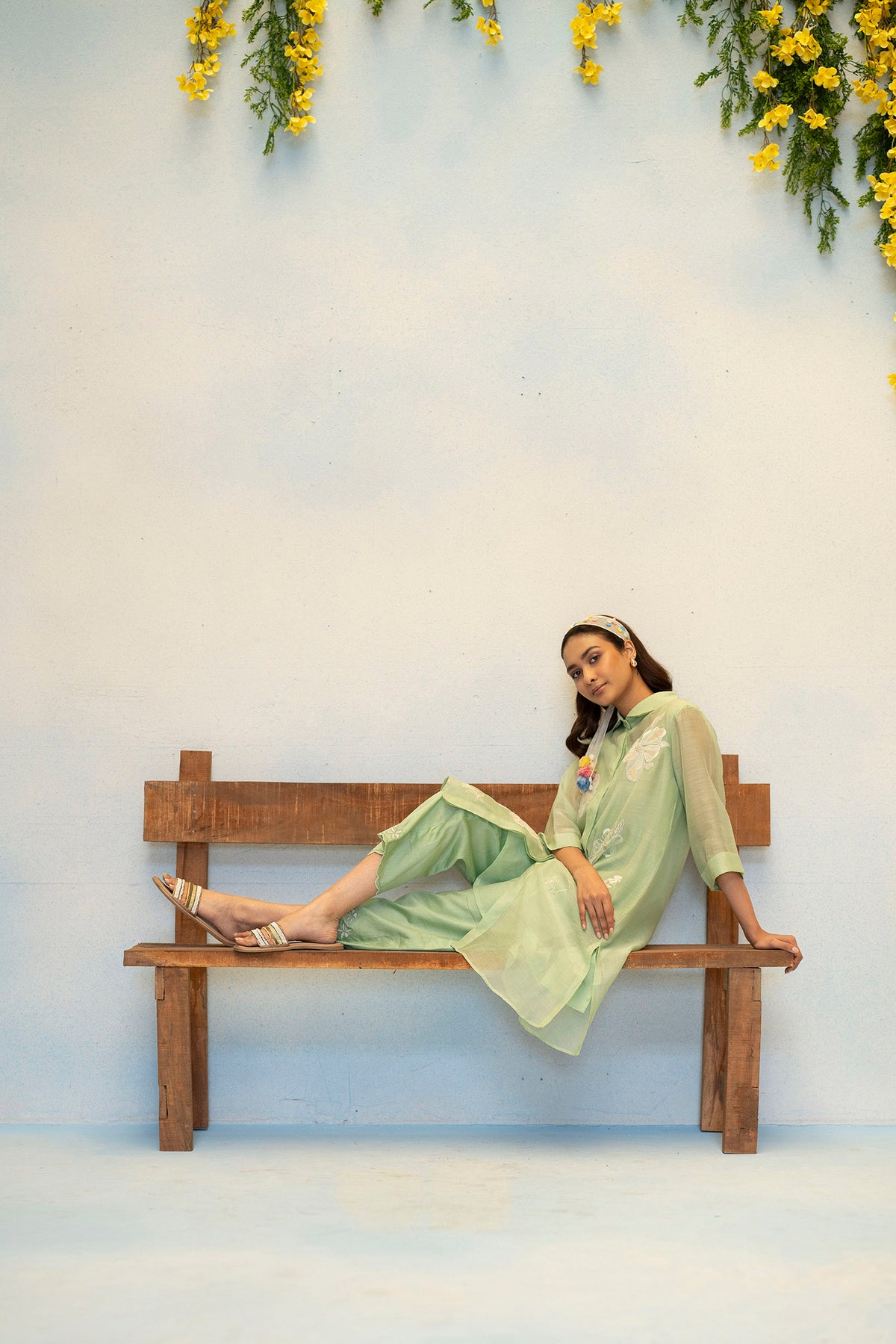 Zara Mul Chanderi Co-ord Set
