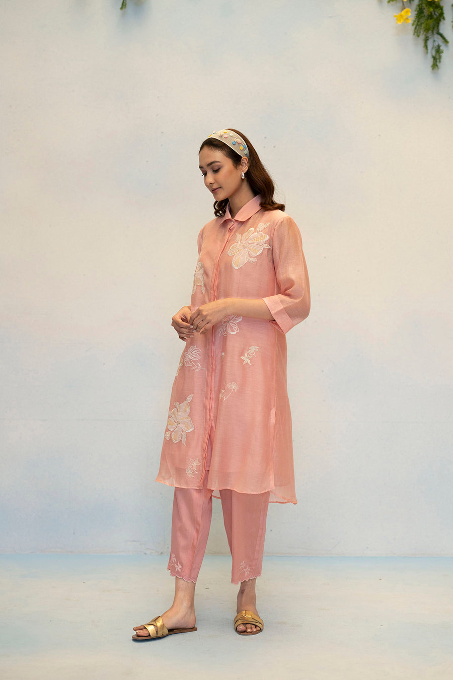 Zara Mul Chanderi Co-ord Set