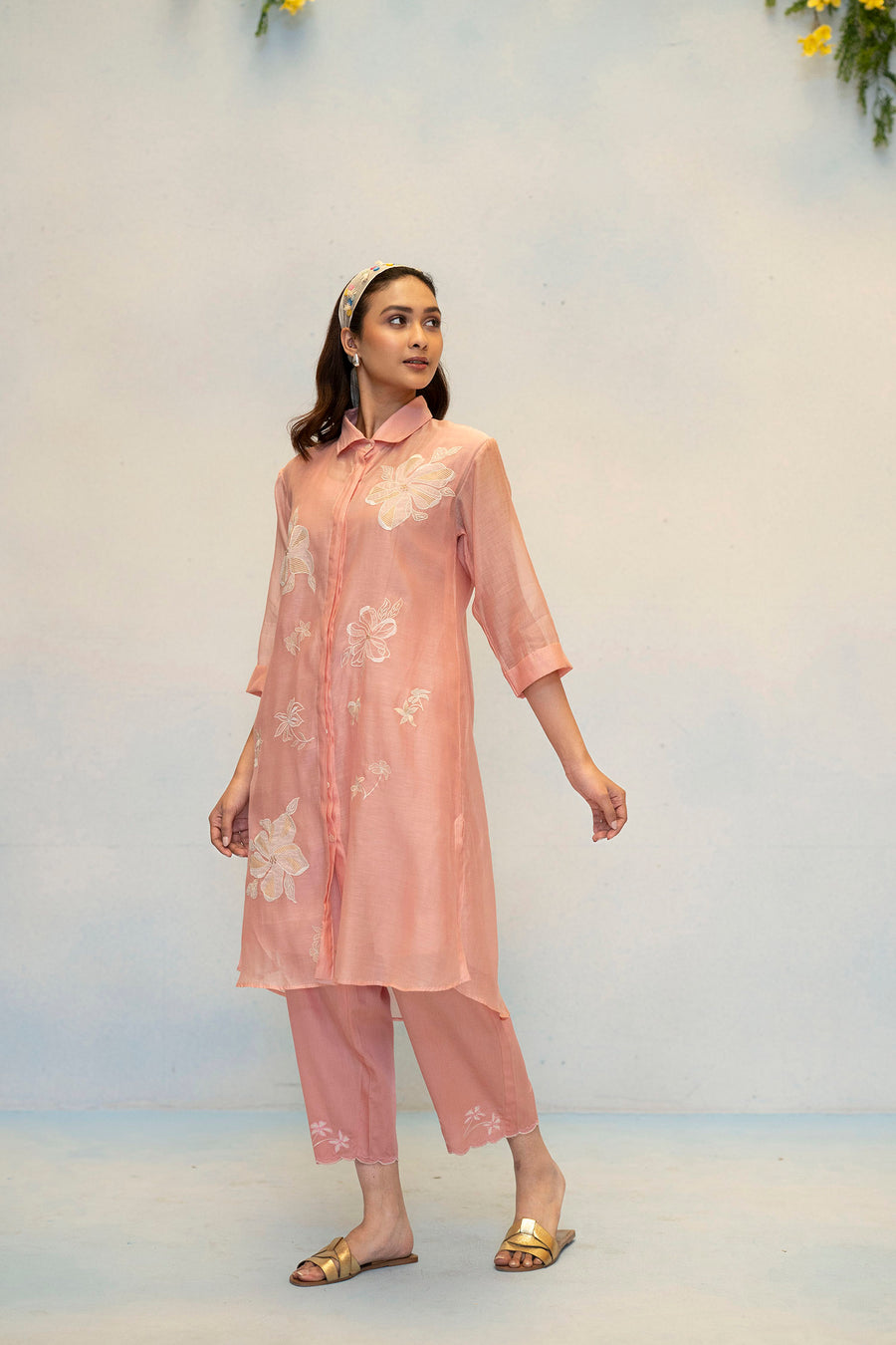 Zara Mul Chanderi Co-ord Set