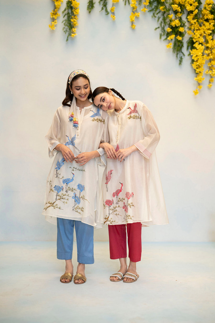 Rosh Mul Chanderi Co-ord Set