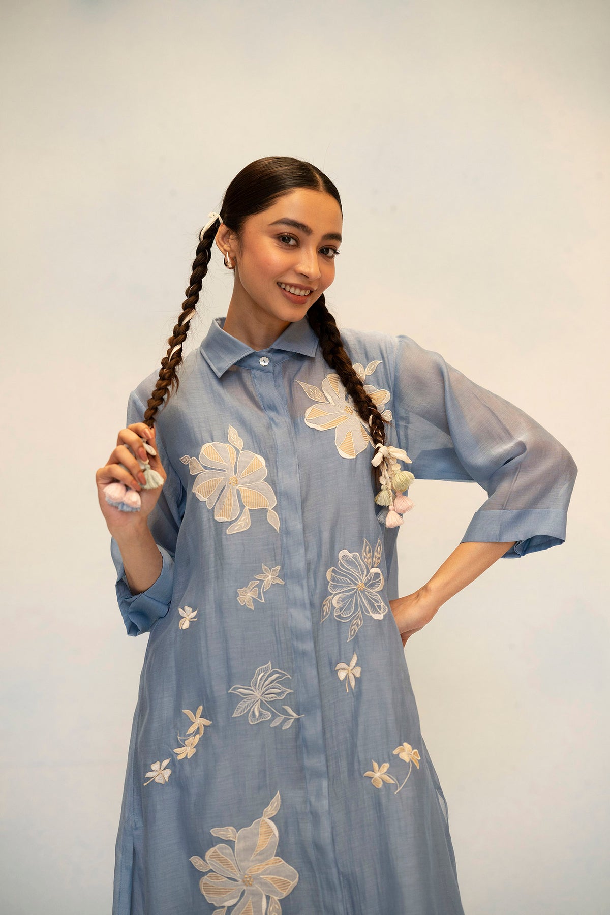 Zara Mul Chanderi Co-ord Set