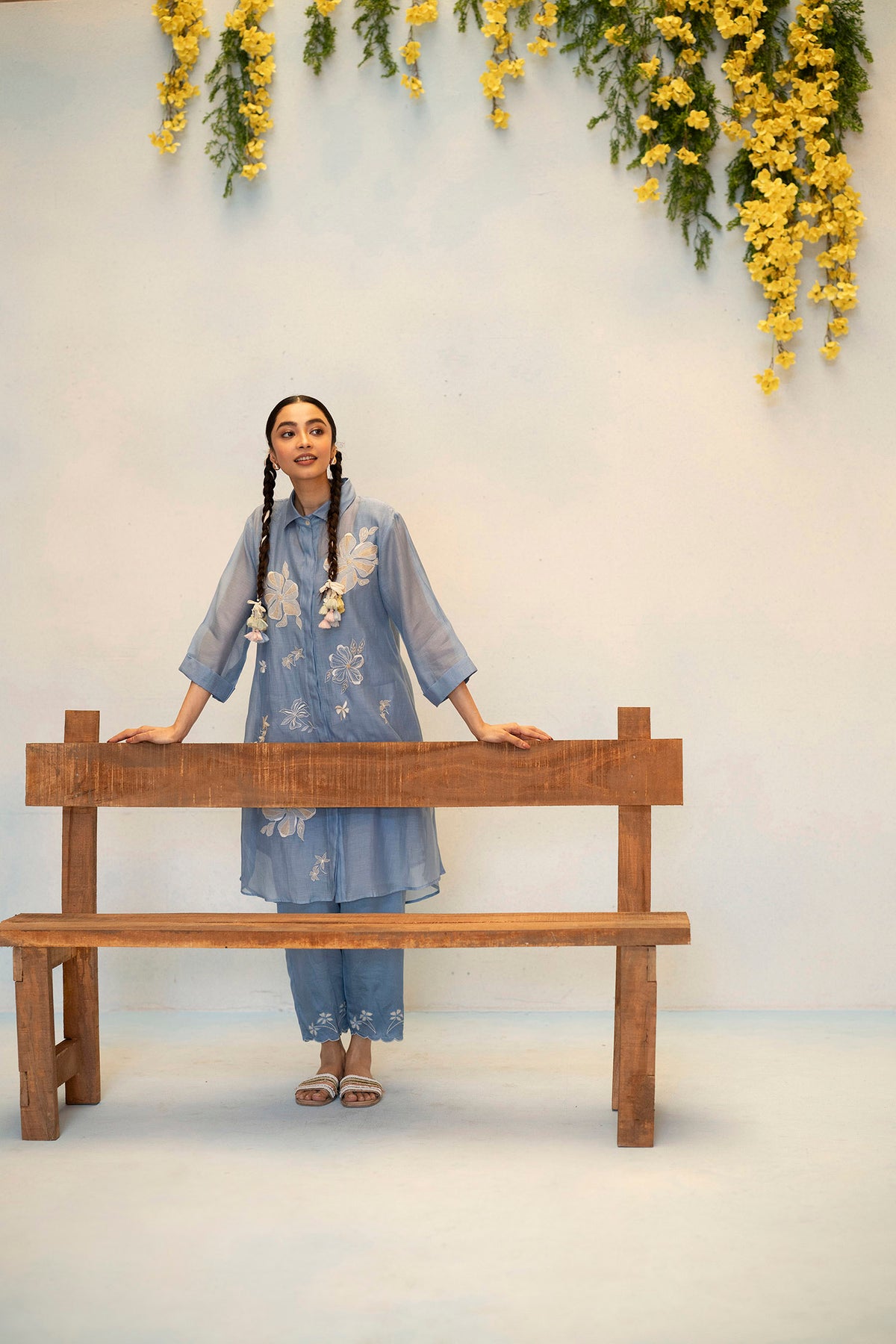 Zara Mul Chanderi Co-ord Set