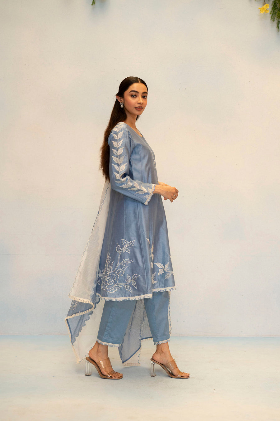 Seher Silk Chanderi Anarkali Set