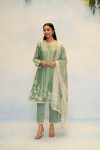 Seher Silk Chanderi Anarkali Set