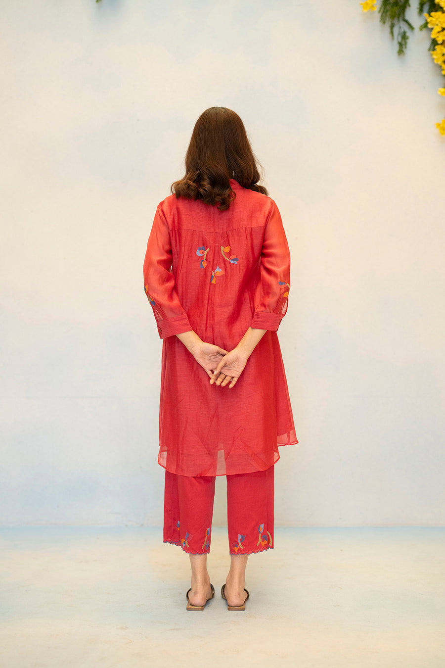 Aab Mul Chanderi Co-ord Set
