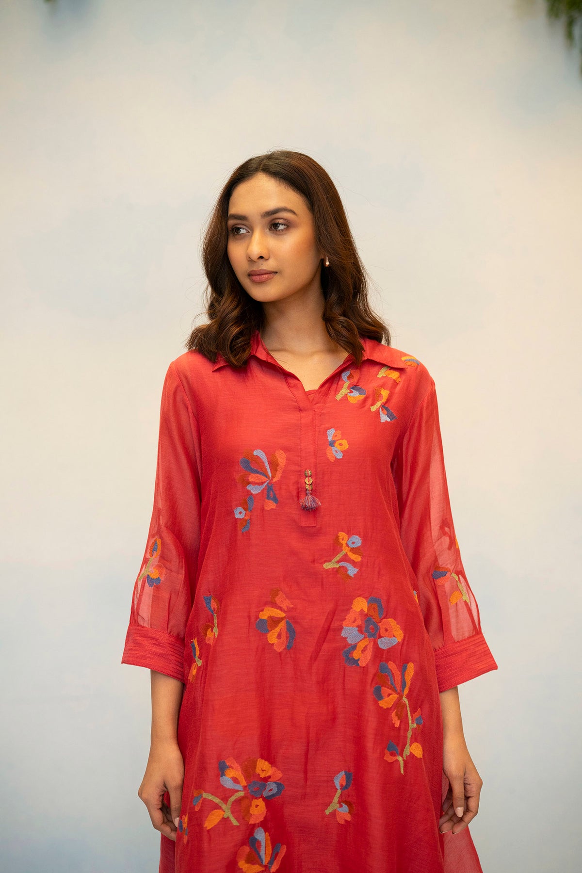 Aab Mul Chanderi Co-ord Set