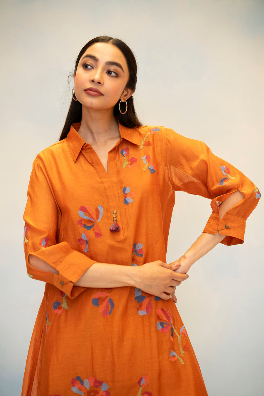 Aab Mul Chanderi Co-ord Set