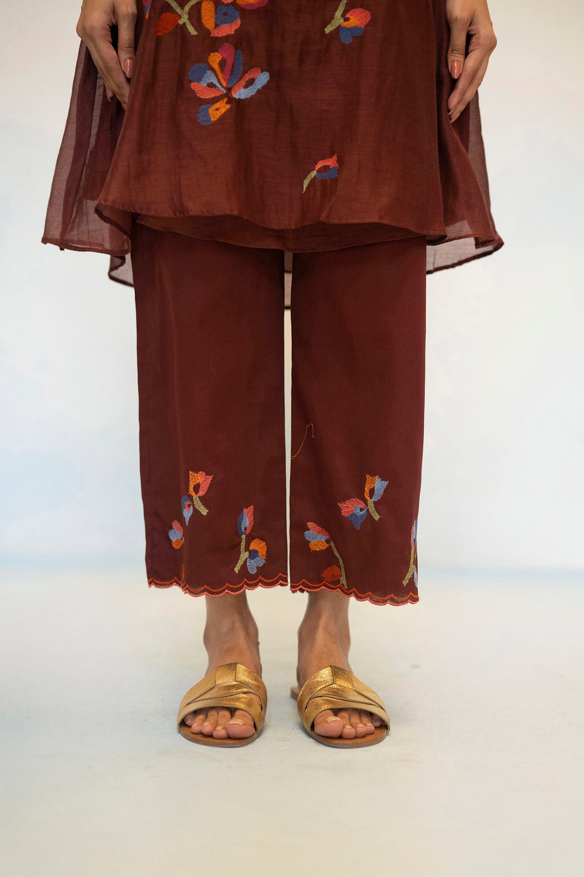 Aab Mul Chanderi Co-ord Set