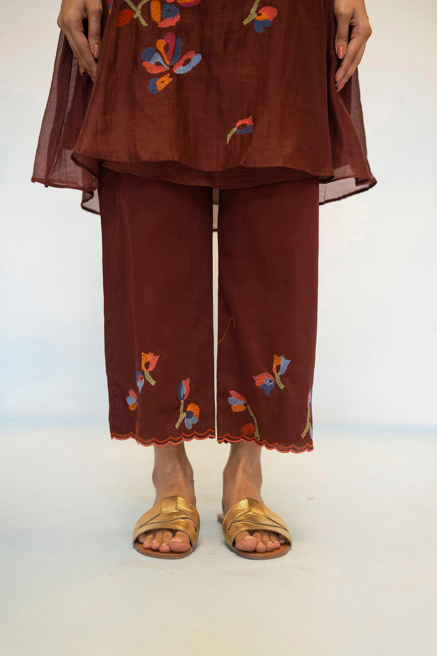 Aab Mul Chanderi Co-ord Set