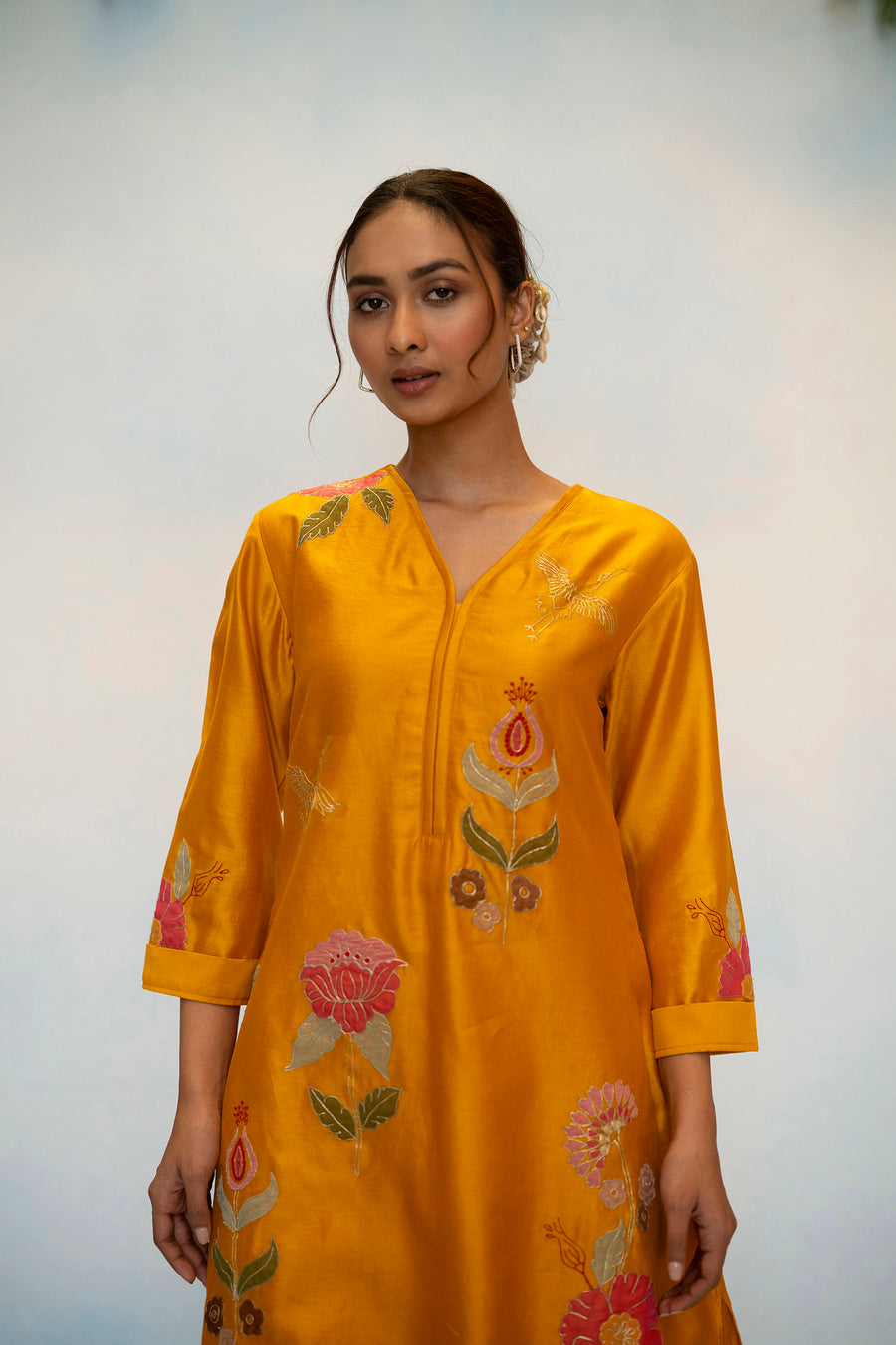 Gul Silk Chanderi Co-ord Set