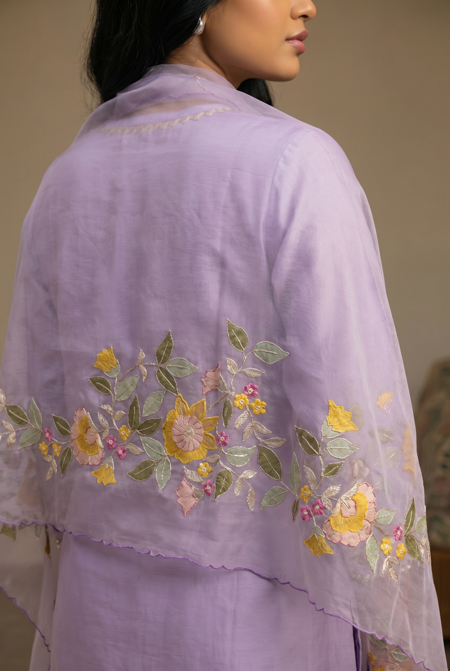 Pari Mul Chanderi Kurta Set