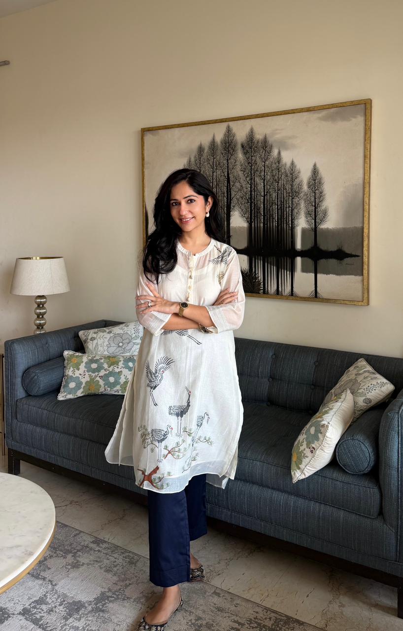 Rosh Mul Chanderi Co-ord Set