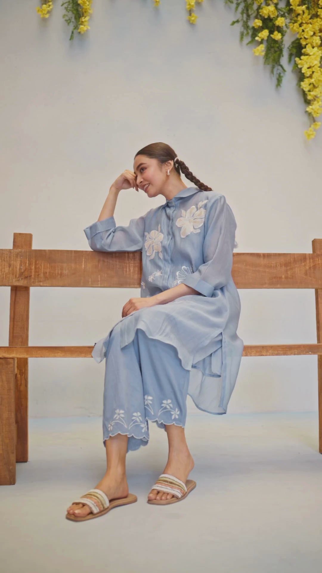 Zara Mul Chanderi Co-ord Set