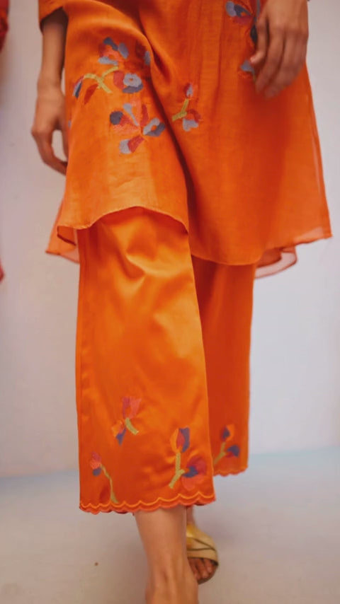 Aab Mul Chanderi Co-ord Set