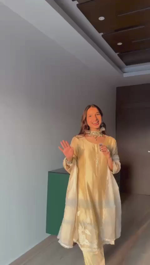 Seher Silk Chanderi Anarkali Set
