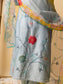 AM Floral Applique Kurta Set (Sky Blue)